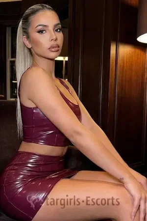 French blonde girl in London